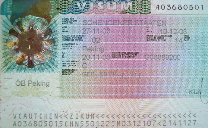 visa Schengen 
